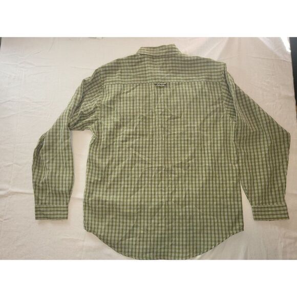 Pelle Pelle Button Up Shirt Men Sz‎ M Vintage Geometric Long Sleeve Green - Picture 7 of 7